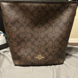 Coach Signature Brown crossbody Bag & Wallet